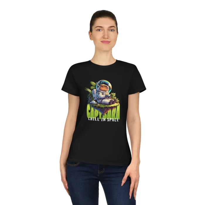 T-shirt Damski z nadrukiem Kapibara
